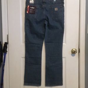 NWT Carhartt straight leg jeans for women 16x32.
